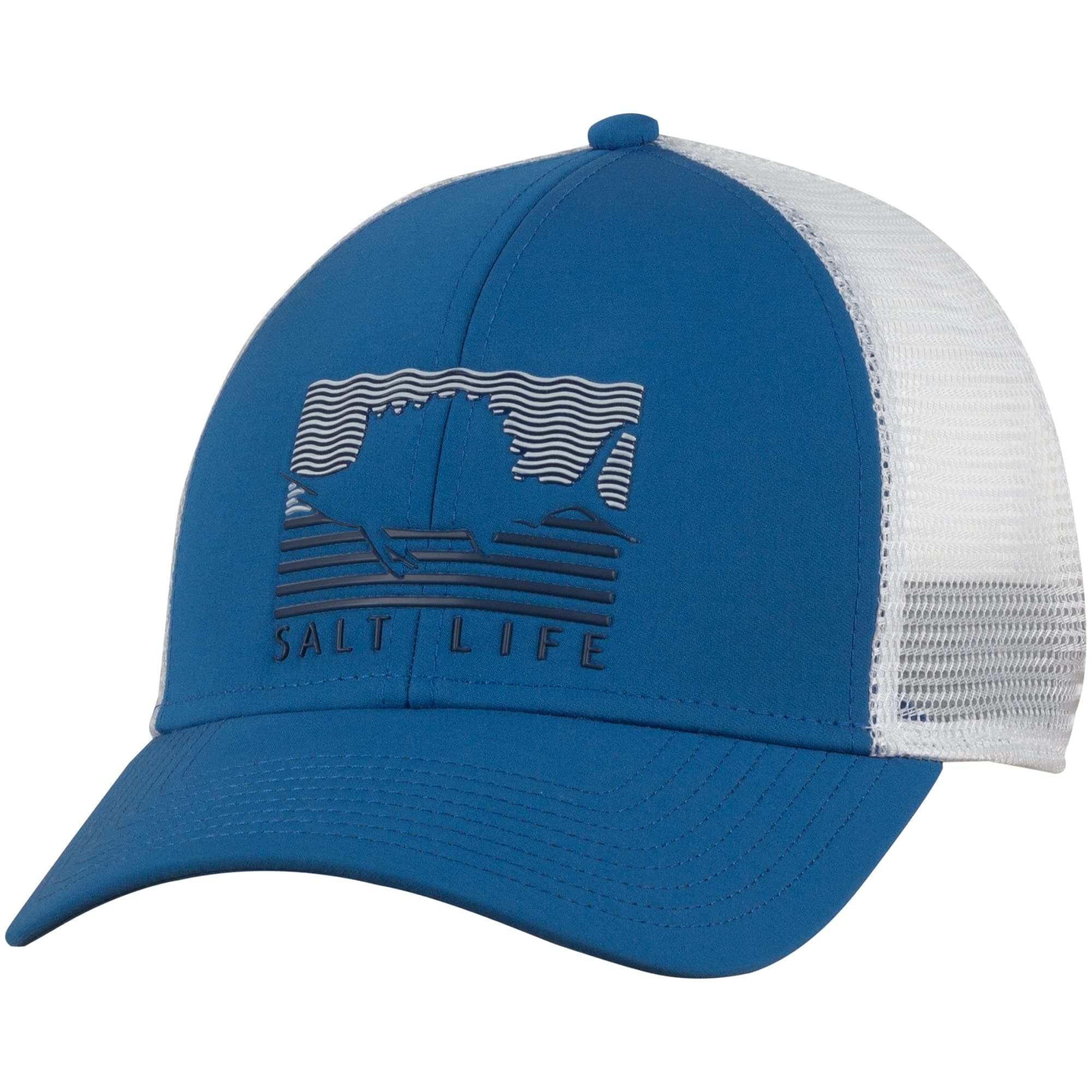 Salt Life Men's Rayon Mesh Fishing Hat for Outdoor Summer Protection - Wide BrimRepublicans for Men's Head Protection