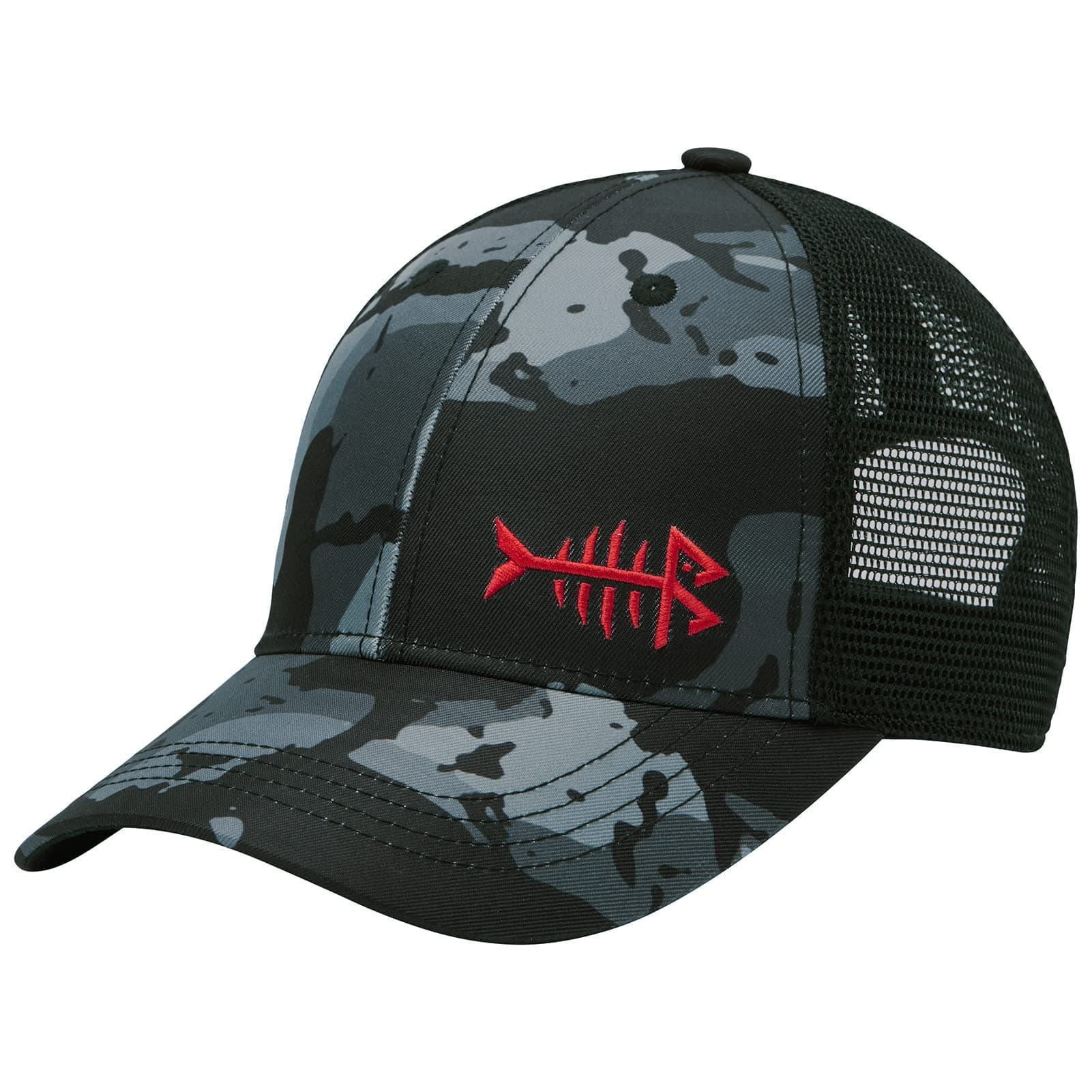 BASSDASH Altimate Fishing Hat Mesh Back Adjustable Baseball Trucker Cap for Men and Women Global Recycled StandardGlobal
