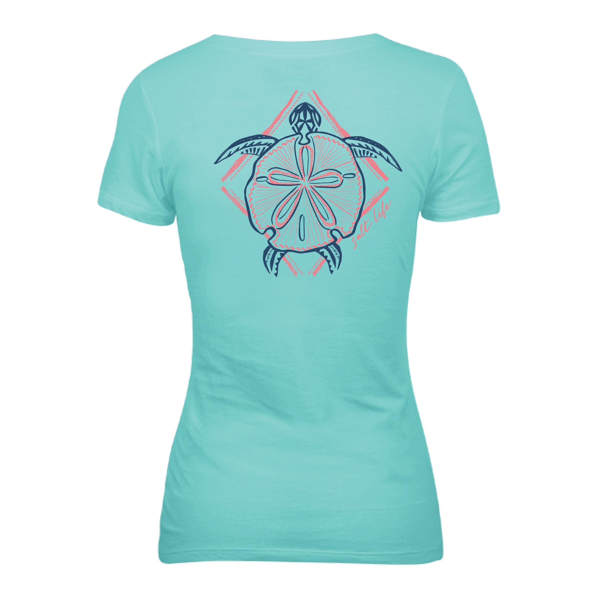 Salt Life Women's Turtle Bay Short Sleeve Scoop Neck Tee + Fashionable + Beachgoers + Vacation + Breathable Fabric + Sof
