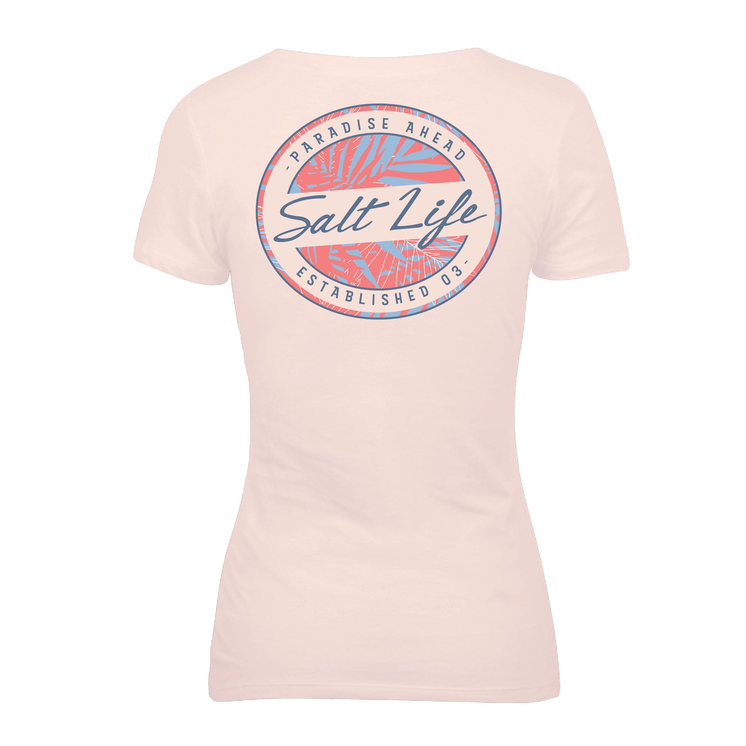 Salt Life Women's Funtastic Short Sleeve Scoop Neck Tee + Summer Essentials + Beach Vibes + Stylish and Comfortable + Un