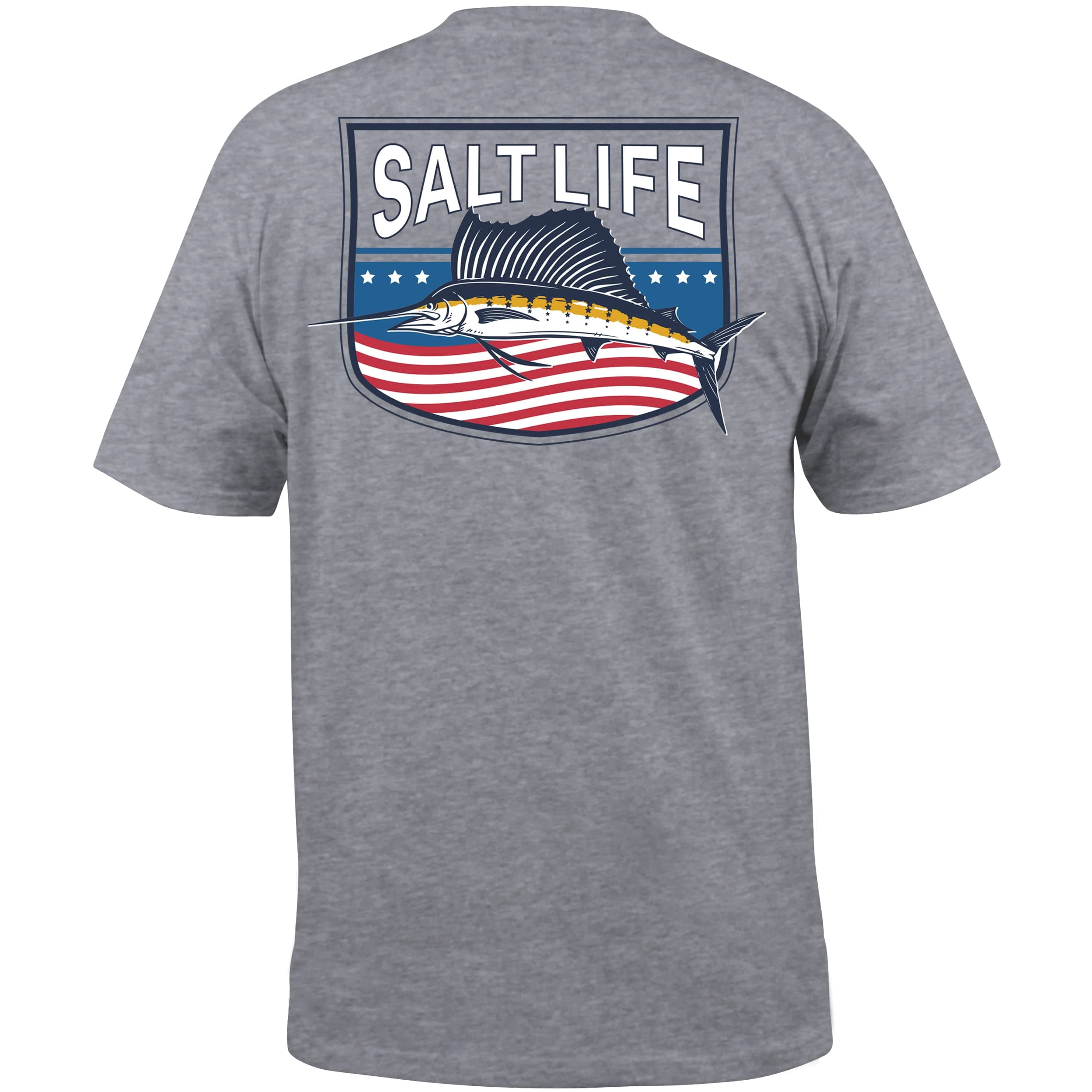 Salt Life Men's Freedom Sail Short Sleeve Classic Fit Shirt for Casual Wear Comfort Style