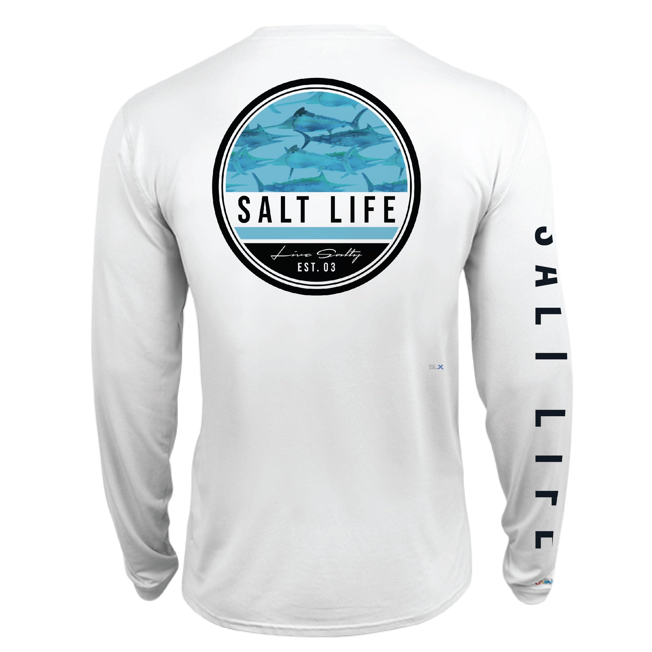 Salt Life Men's Marlin Retreat Long Sleeve Performance Pocket Tee + [Core Keyword: Performance] + [Attribute: Long Sleev