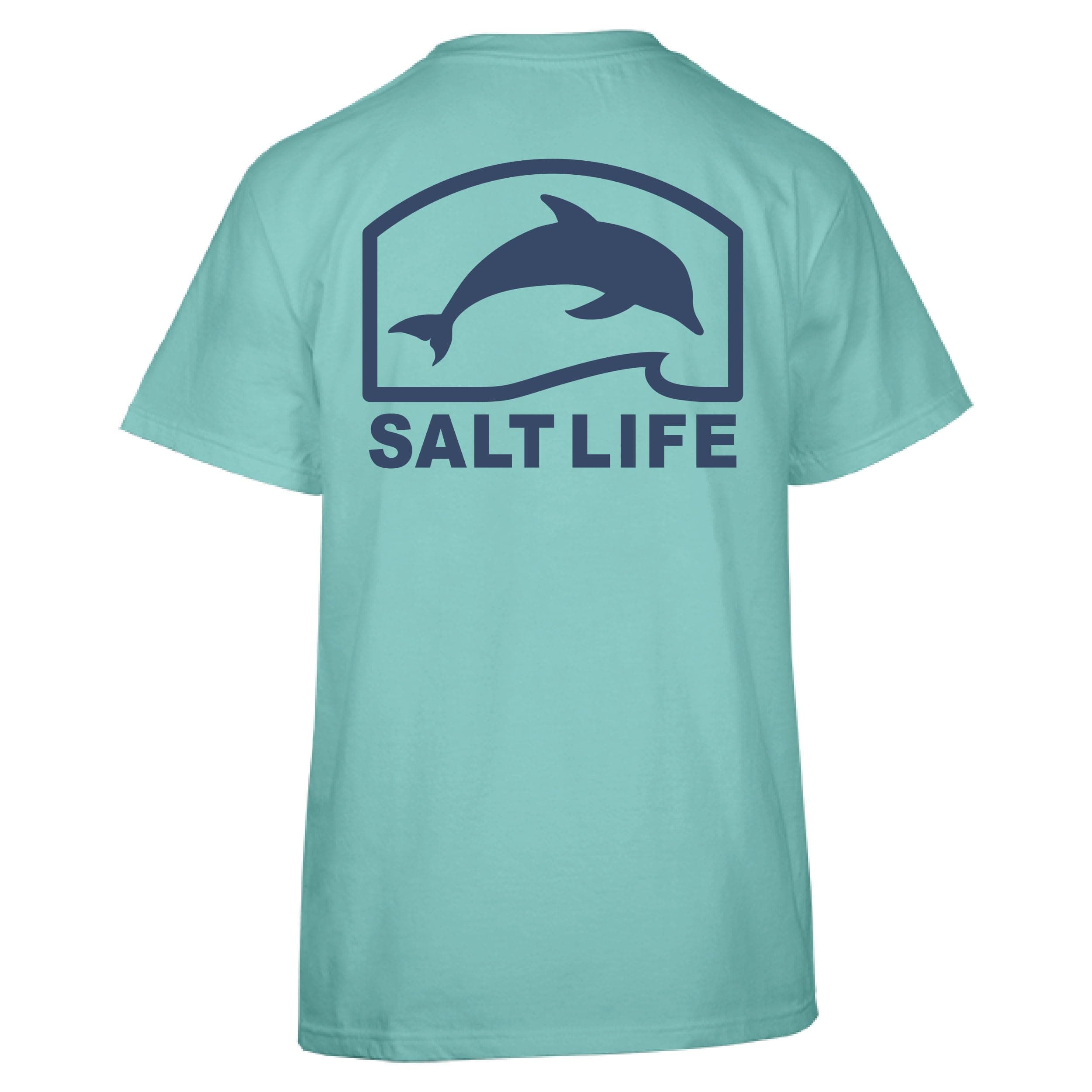 Salt Life Women's Pro Salt Dolphin Short Sleeve Tee + Core Style + Active Women + Gym Workout + Breathable Comfort + Reg
