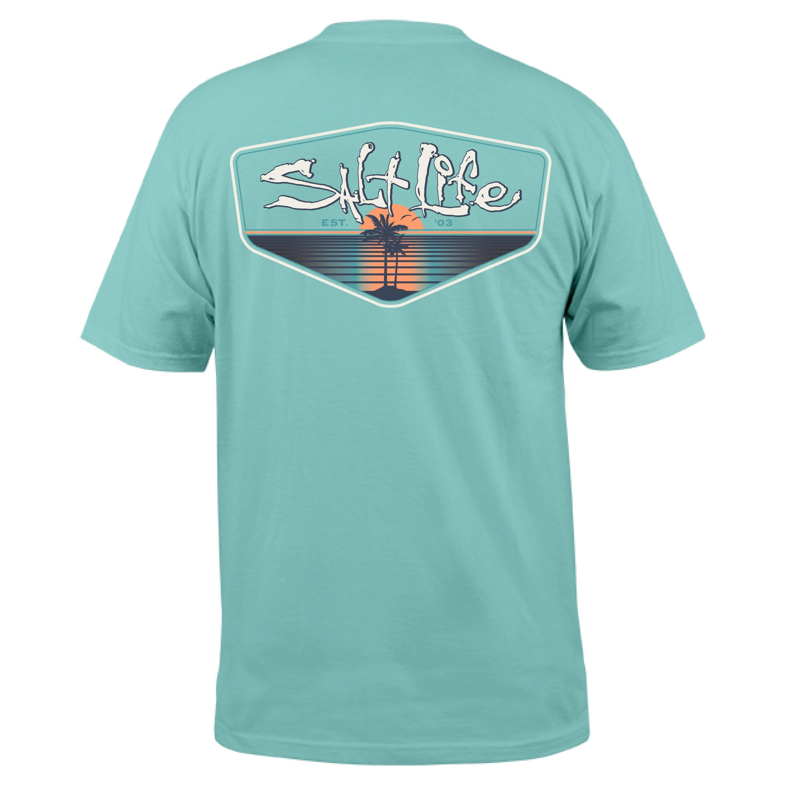 Salt Life Men's Private Island Short Sleeve Tee - Relaxed Fit, Casual Wear, Beach Vacation, Soft Fabric, Unisex, Size M,
