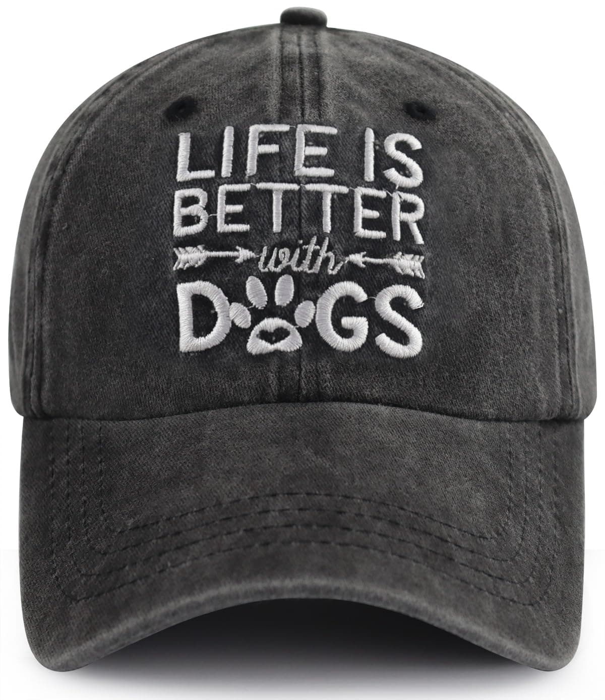 Xpayzere Life is Better with Dogs Adjustable Embroidered Animal Gifts Baseball Cap for Men and Women
| Xpayzere Life is