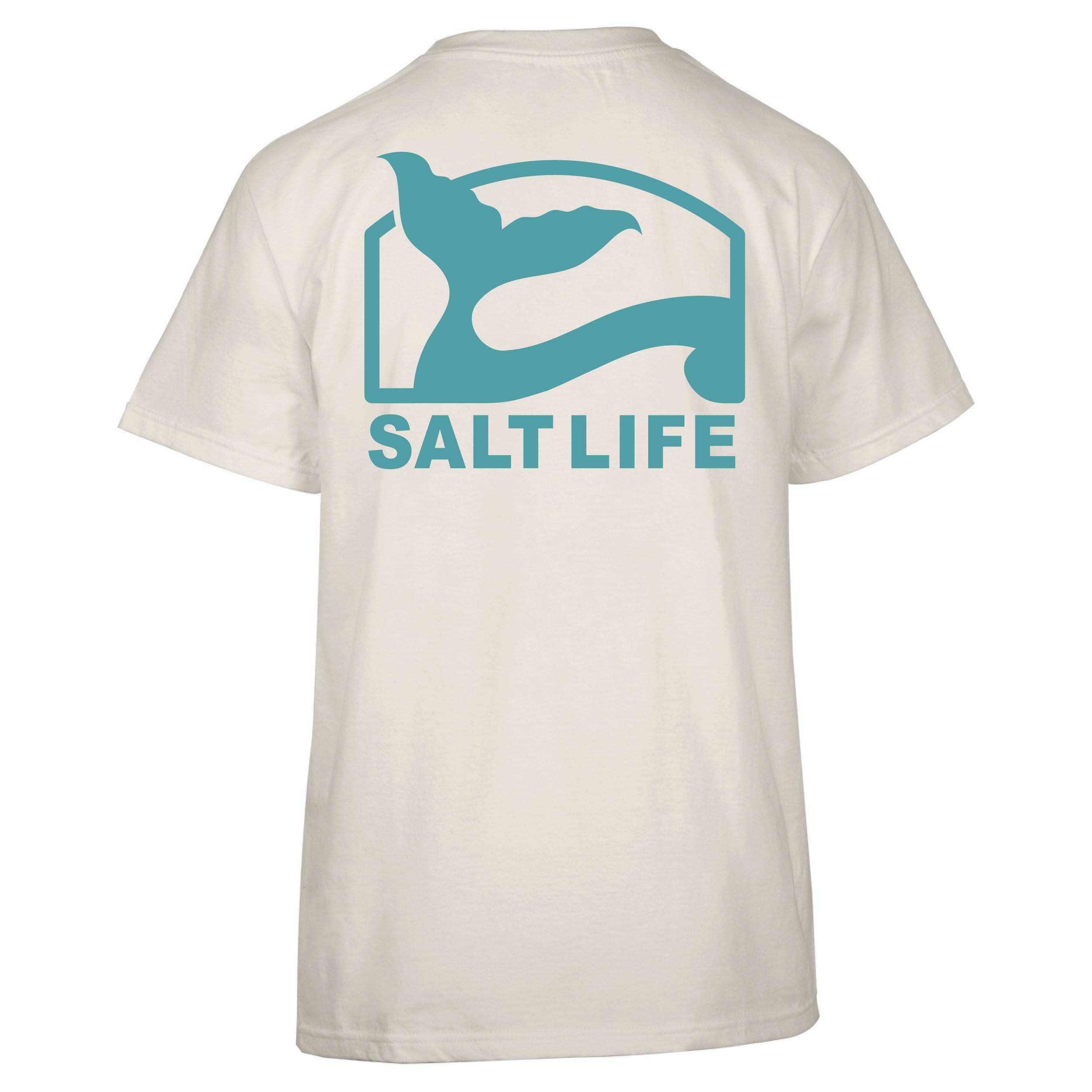 Salt Life Women's Pro Salt Mermaid Short Sleeve Tee + Size + Color + UV Protection + Breathable + Moisture Wicking + Ver