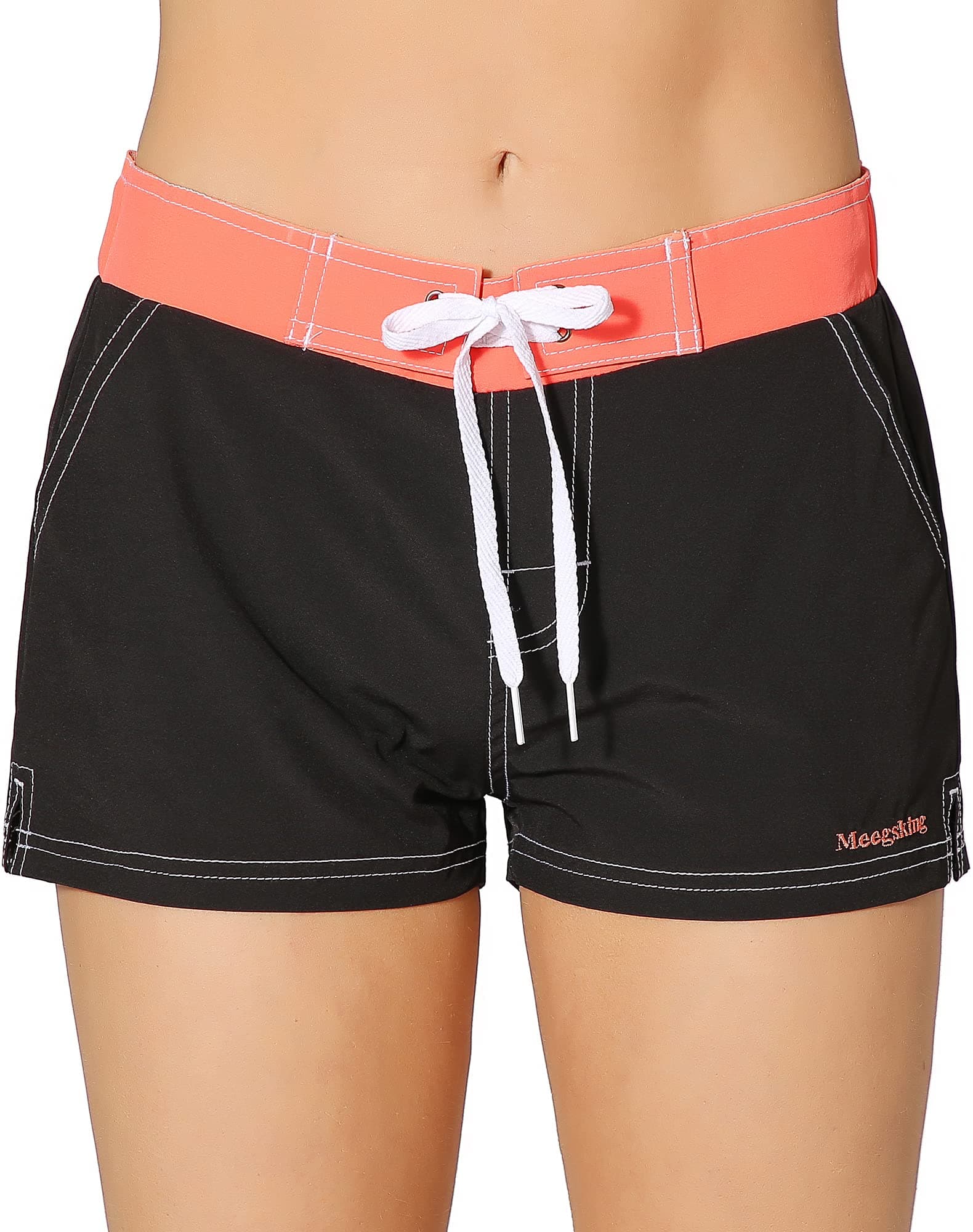 Meegsking Women Quick Dry Swimwear Trunks with Soft Inner Lining
| Meegsking Women Quick Dry Sports Board Shorts
| Meeg