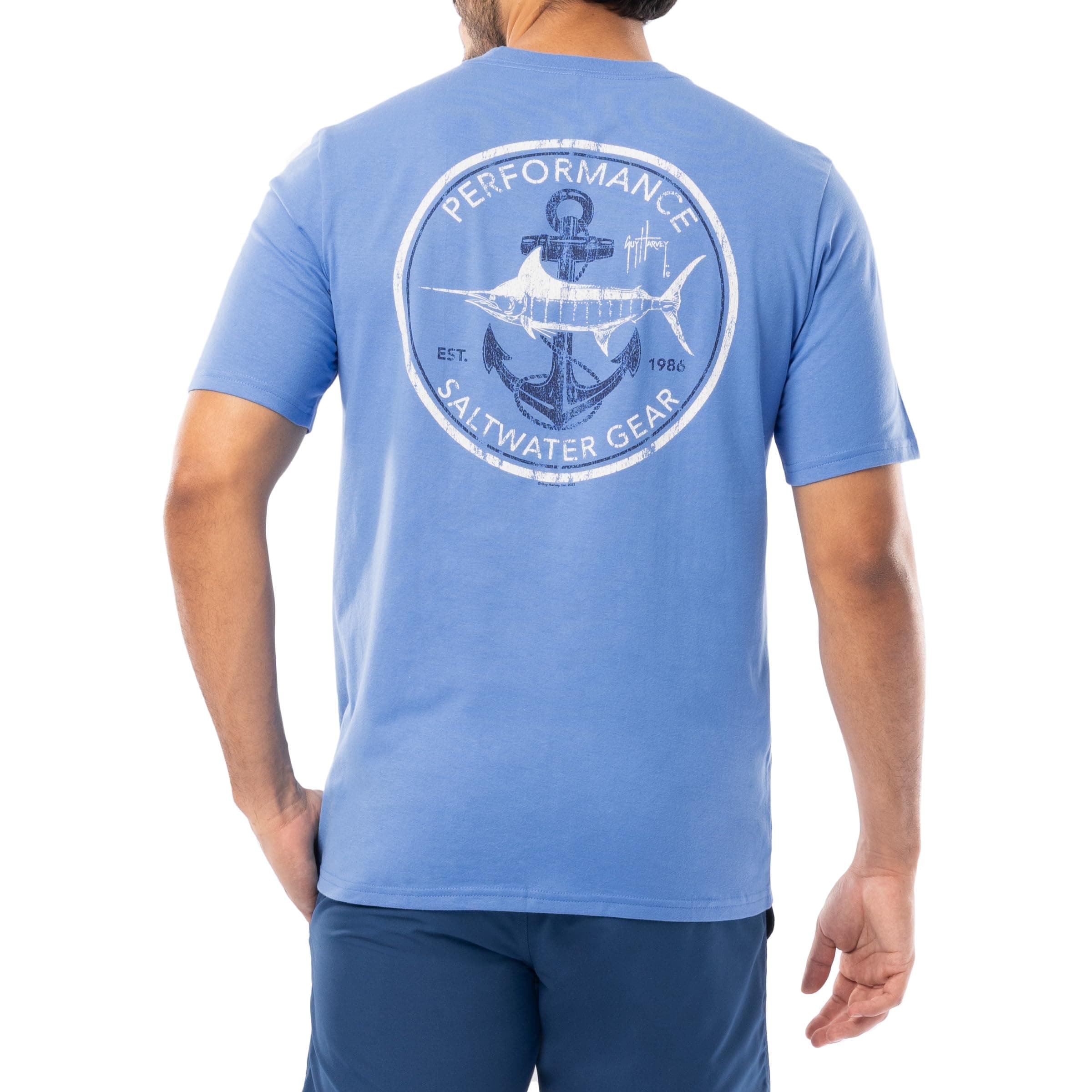 Guy Harvey Men’s Threadcycled Short Sleeve T-Shirt for Outdoor Adventures Comfort and Style