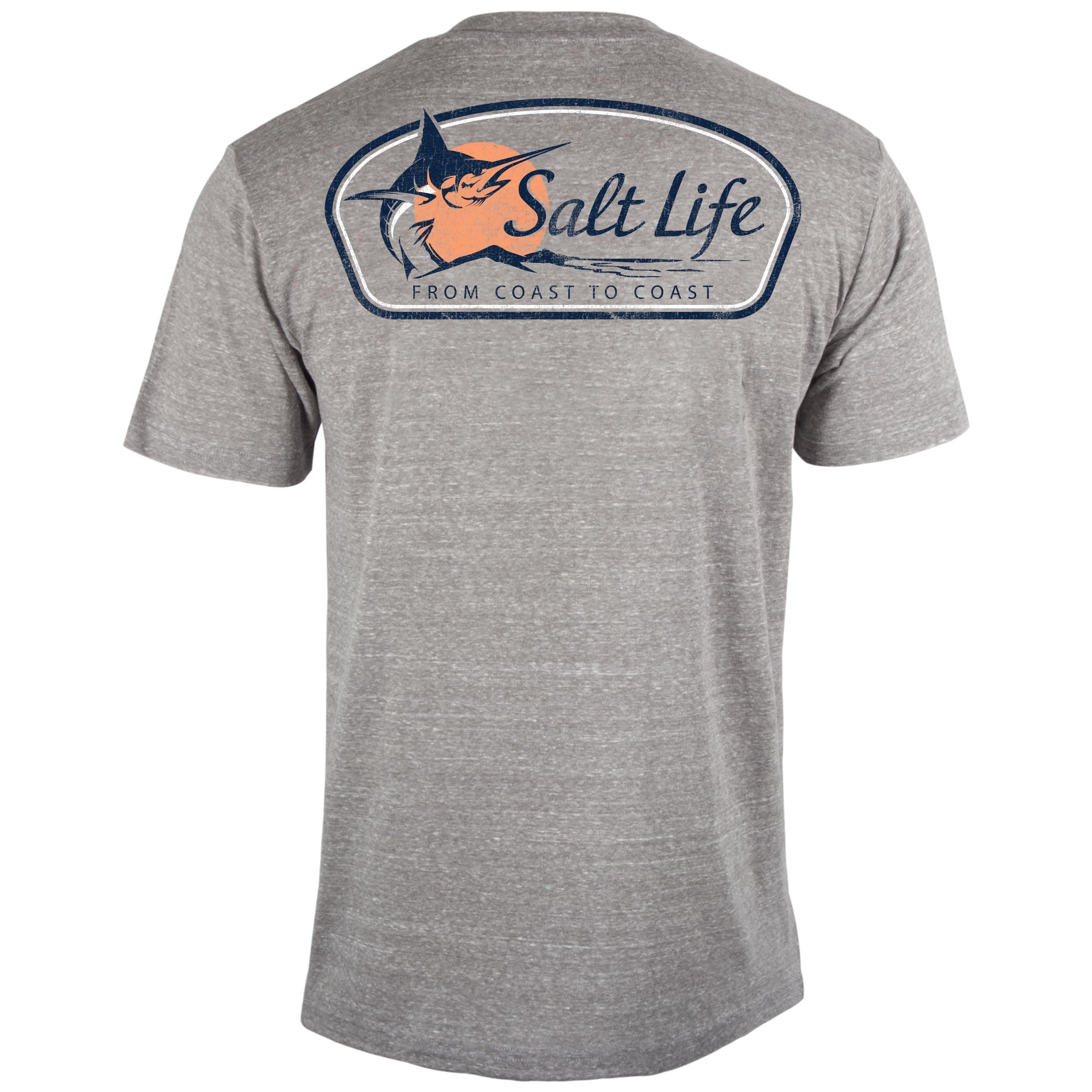 Salt Life Men's Marlin Sun Coast Short Sleeve Tee - Stylish Casual Shirt for Men, Surf-Inspired Design, Perfect for Beac
