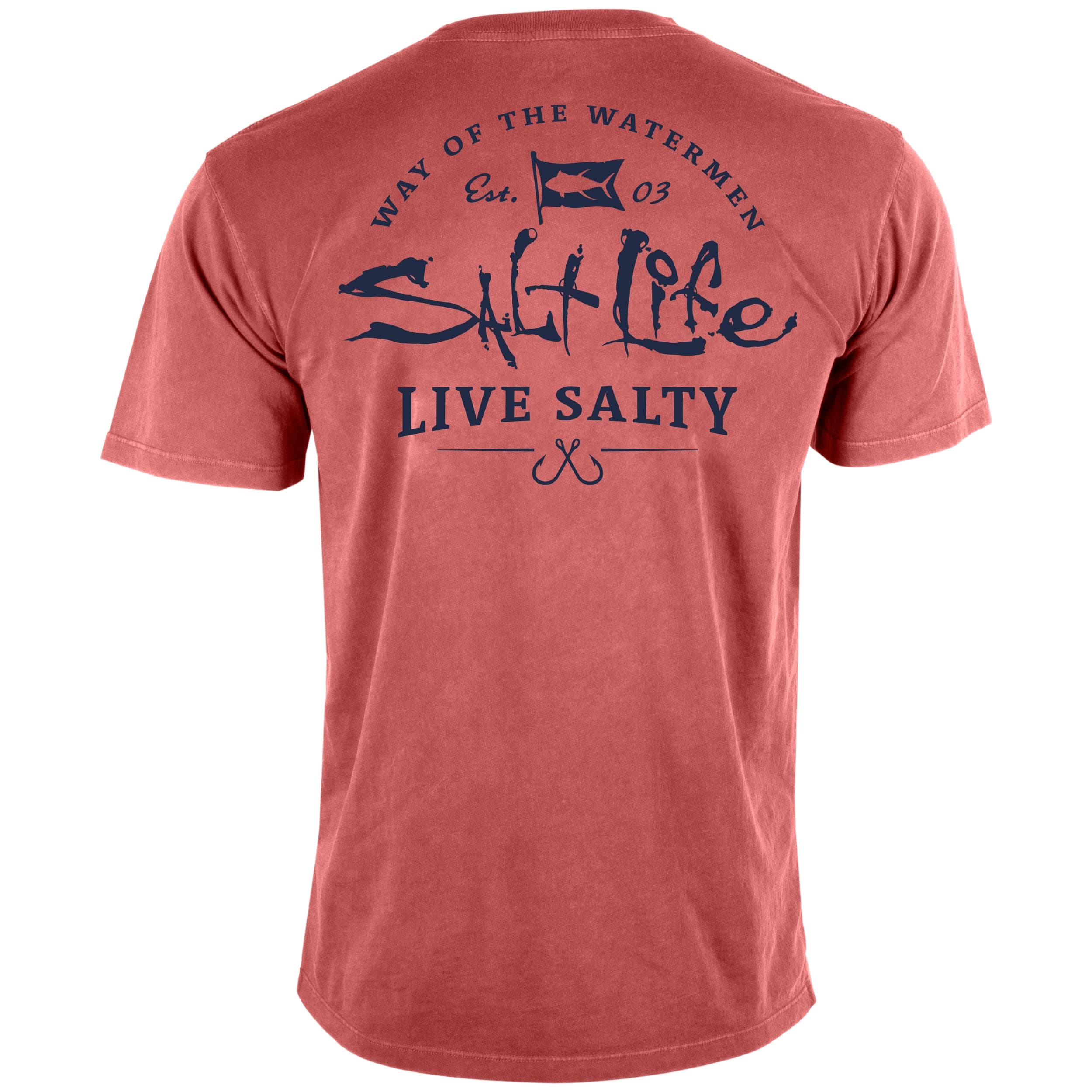 Salt Life Men's Fashionable Short Sleeve Tee for Beach Summer