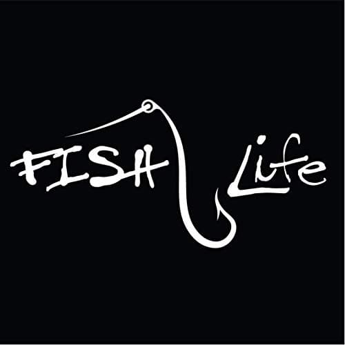 Easy Application Peel & Stick Decal Sticker - Fish Life KCD2769 - Cars, Trucks, Vans, SUVs & More
| Fish Life 7-Inch Wh