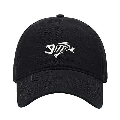 Men's L8502-LXYB Skeleton Fish Embroidered Washed Cotton Baseball Cap
| L8502-LXYB Men's Skeleton Fish Embroidered Base