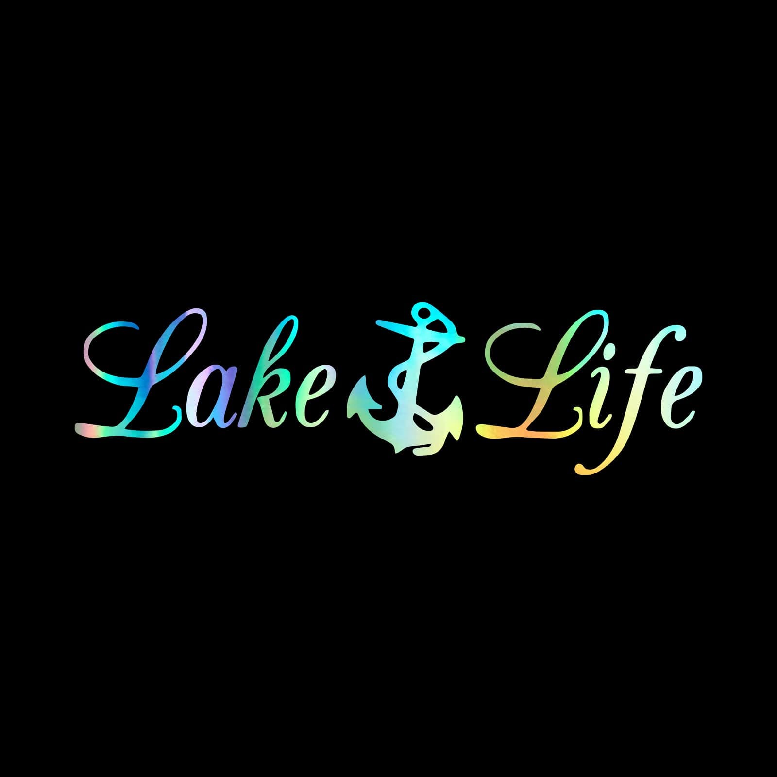 Lake Life Holographic Decal Vinyl Sticker for Car Truck Wall Laptop
| Holographic Lake Life Decal Vinyl Sticker Auto Ca
