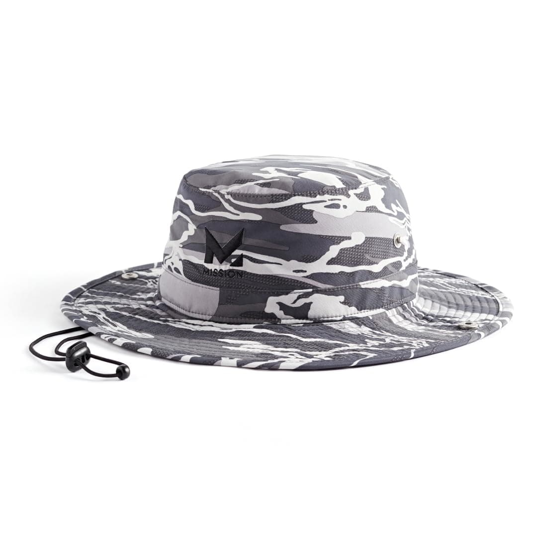 MISSION Cooling Bucket Hat - Unisex Wide-Brim Hat for Men & Women - Lightweight, Foldable & Durable