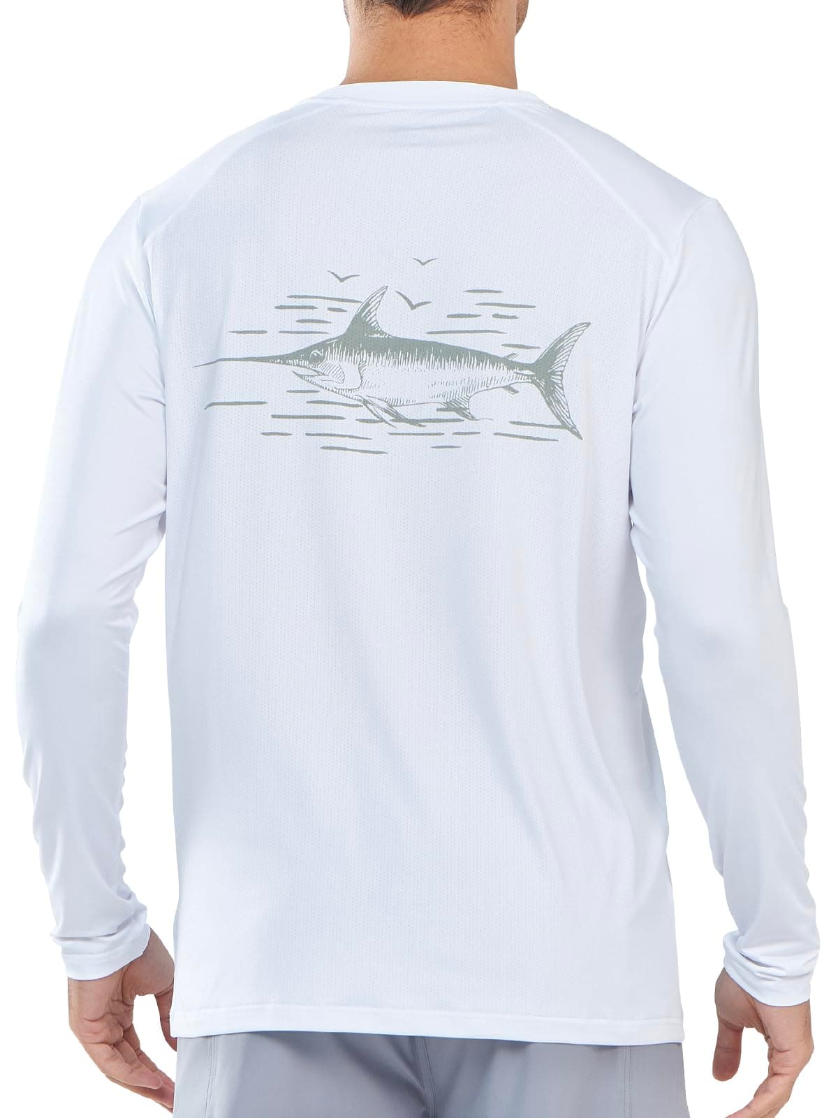 UPF 50+ Sun Protection NorthYard Men's Long Sleeve Swim Shirt
| Lightweight Quick Dry NorthYard Men's SPF 50+ Swim Rash