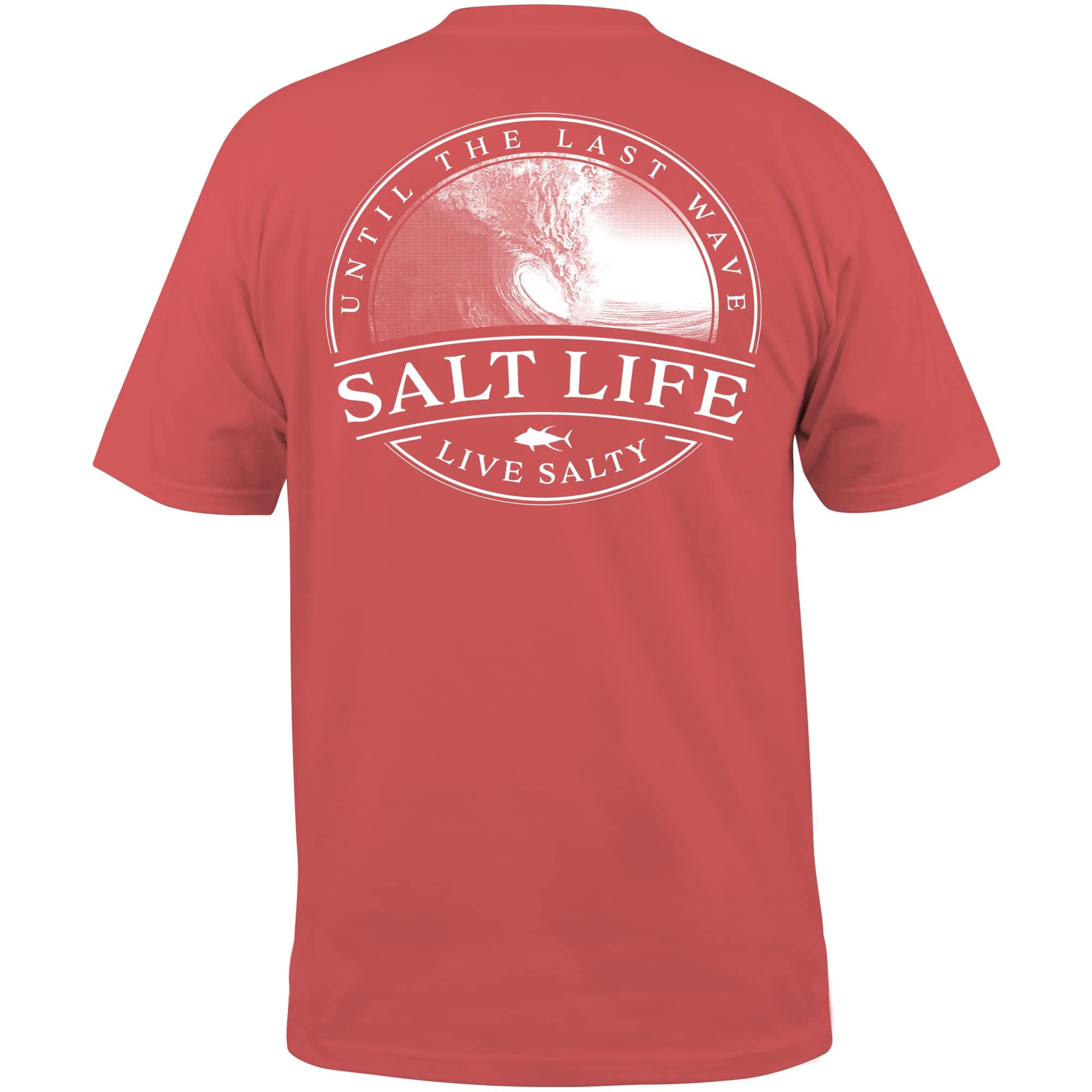 Salt Life Men's Comfortable Short Sleeve Crew Neck Tee for Summer Surfing and Casual Wear