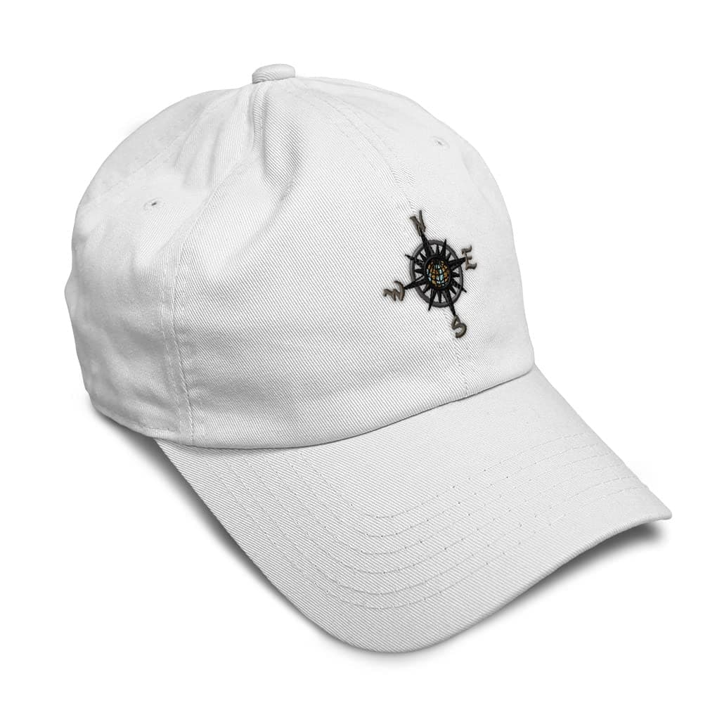 Speedy Pros Soft Baseball Cap for Men & Women with Nautical Compass Embroidery