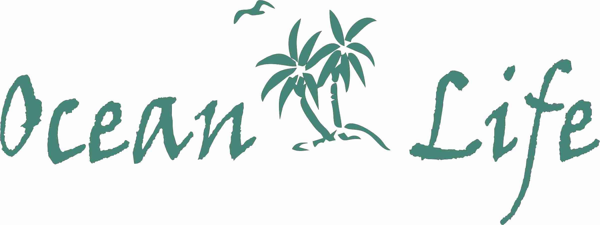 Ocean Life Palm Trees Bird Island Die Cut Vinyl Window Decal for Car (8"x3", Turquoise Blue)
Ocean Life Palm Trees Bir