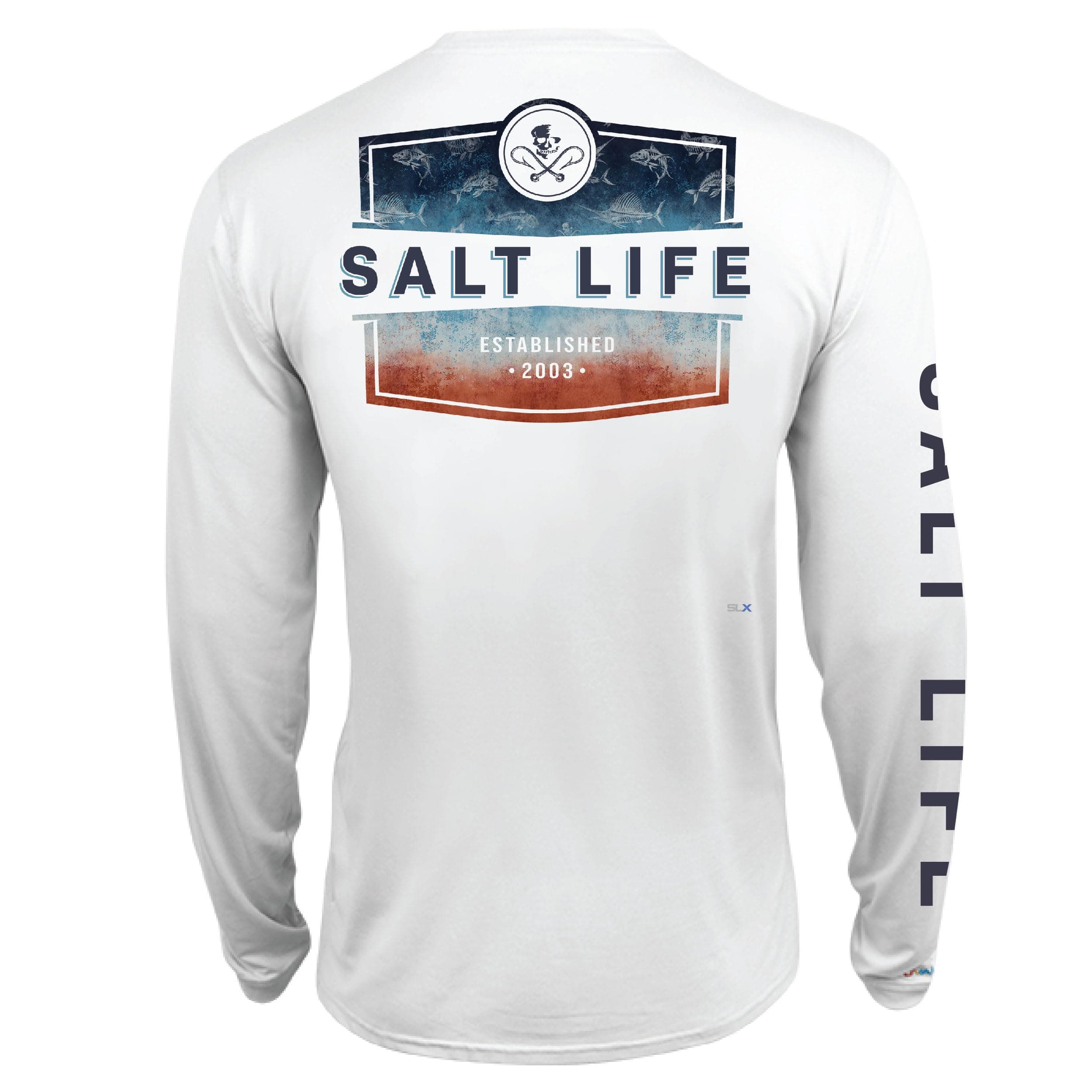 Salt Life Men's Performance Long Sleeve Tee For Outdoor Activities Breathable Stretch Fabric