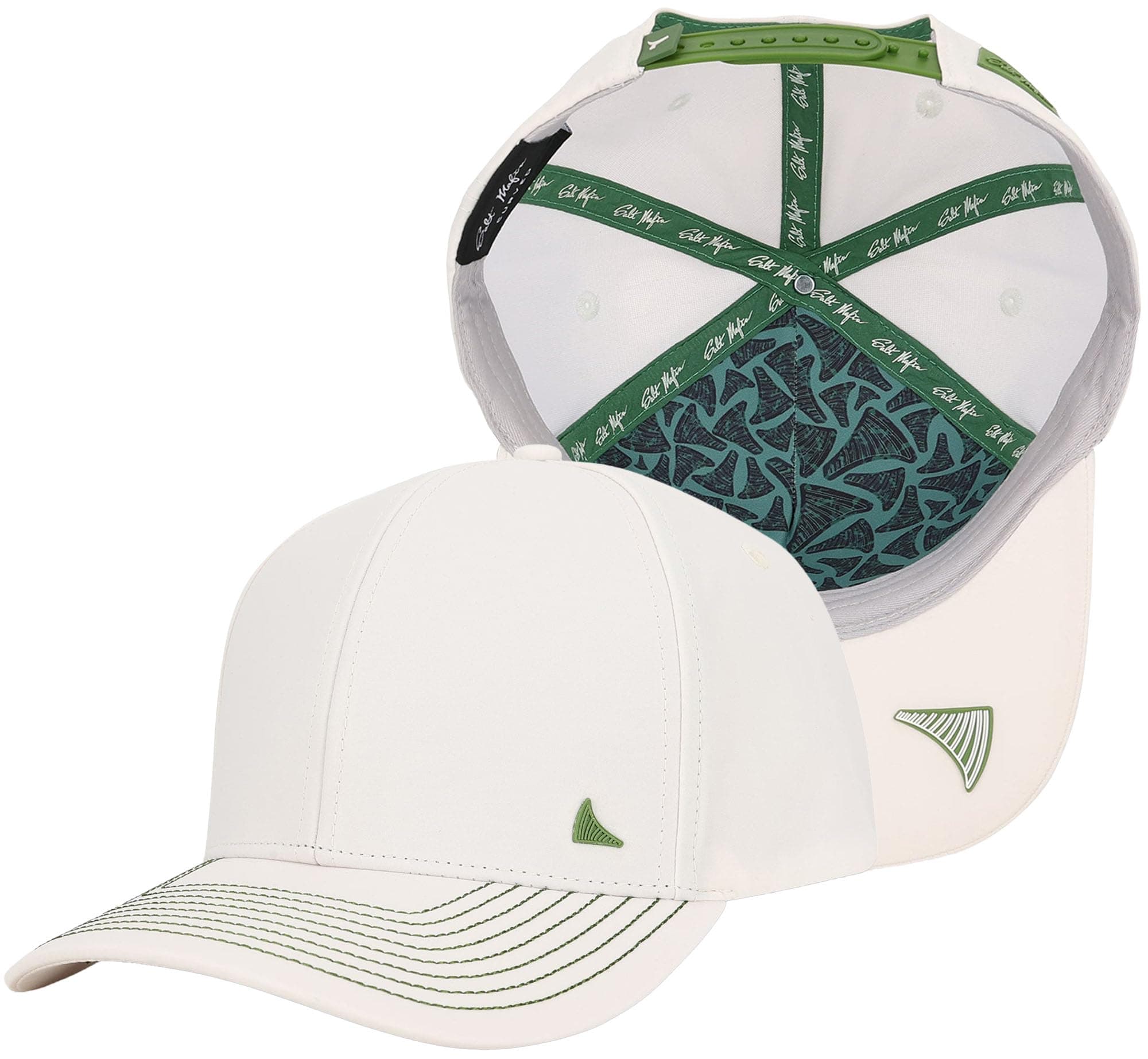 Salt Mafia Waterproof Hats for Men - 6 Panel Hat Curve Brim Snap Back Hat