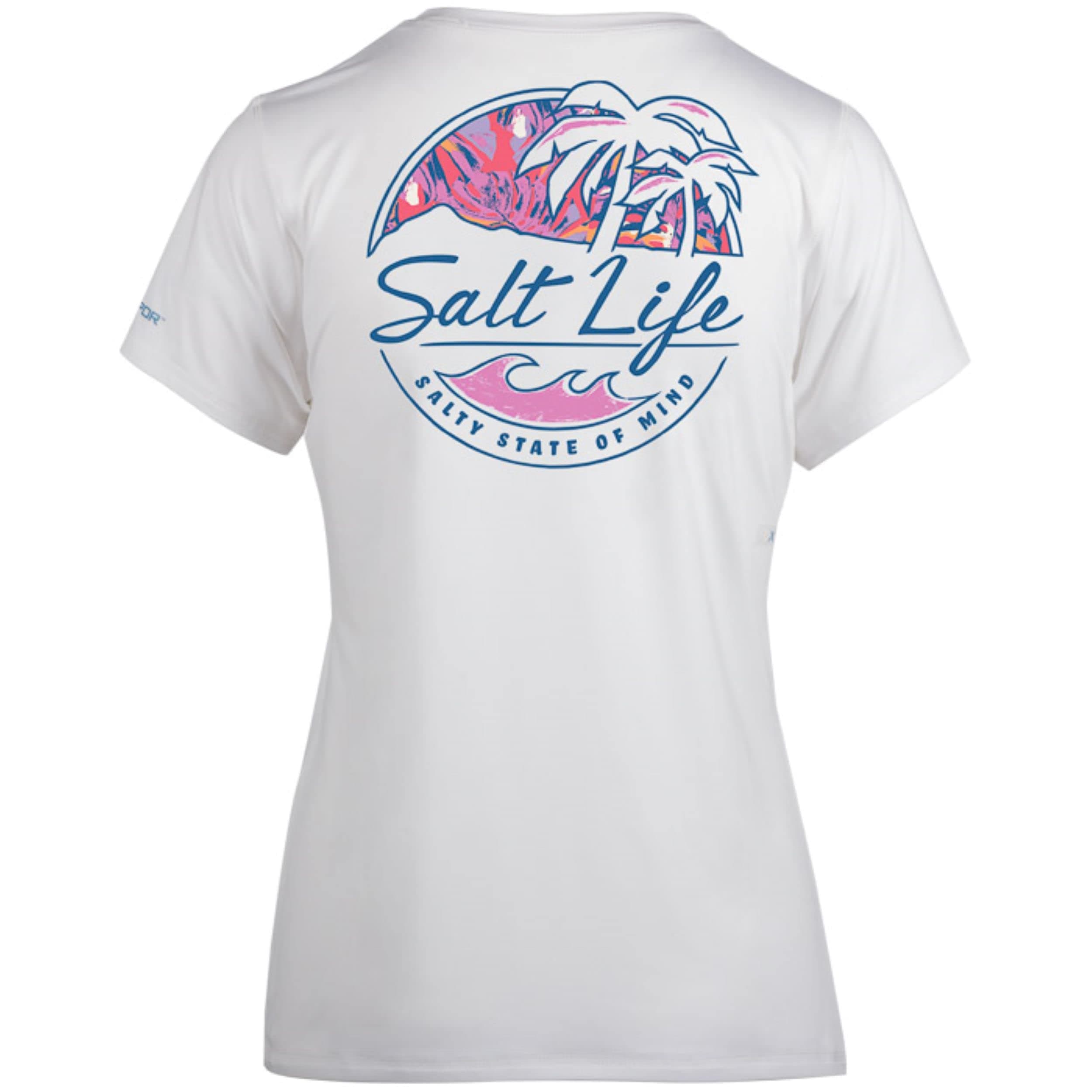 Salt Life Women's Comfortable Short Sleeve Performance Shirt for Outdoor Activities Sun Protection
