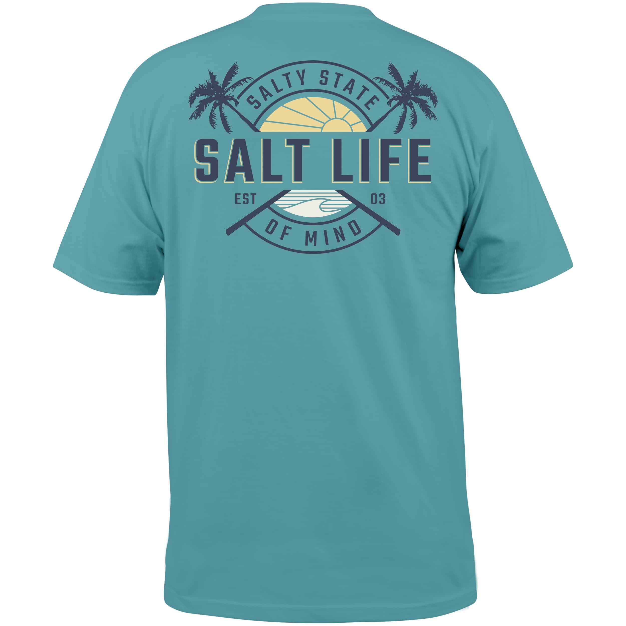 Salt Life Men's First Light Short Sleeve Classic Fit Shirt - Stylish & Comfortable Casual Wear for Men in Office and Out