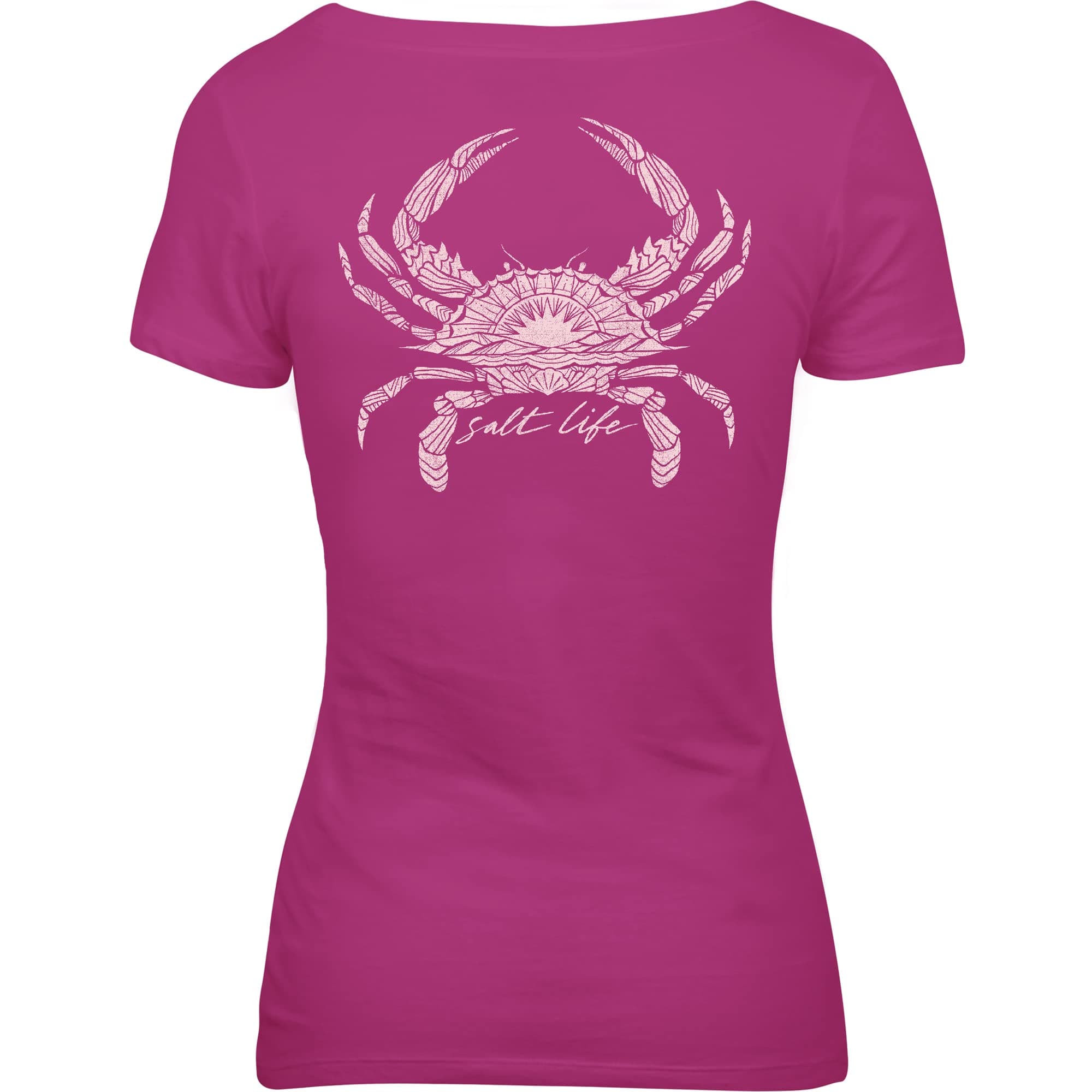Salt Life Women's Tribal Crab Short Sleeve Fitted Tee for Summer Beach Fun
| Salt Life Women's Tribal Crab Short Sleeve