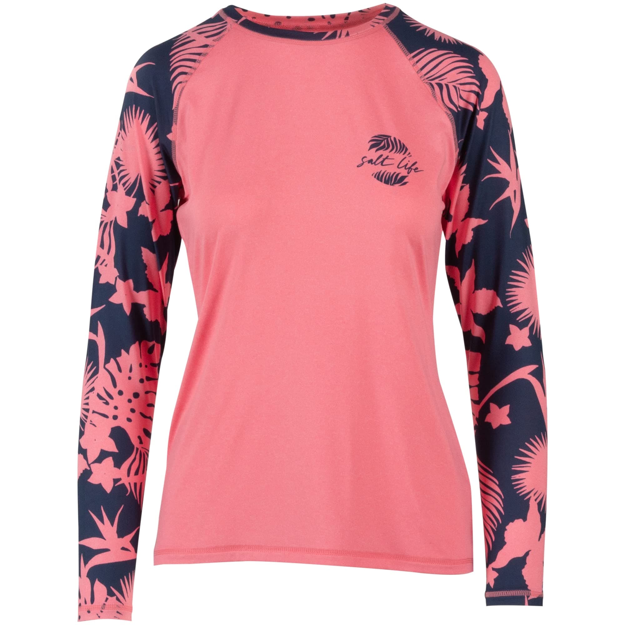 Salt Life Women's Escapism Long Sleeve Performance Shirt + Summer Outdoor Active Women + Beach Vacations + Quick Dry Bre