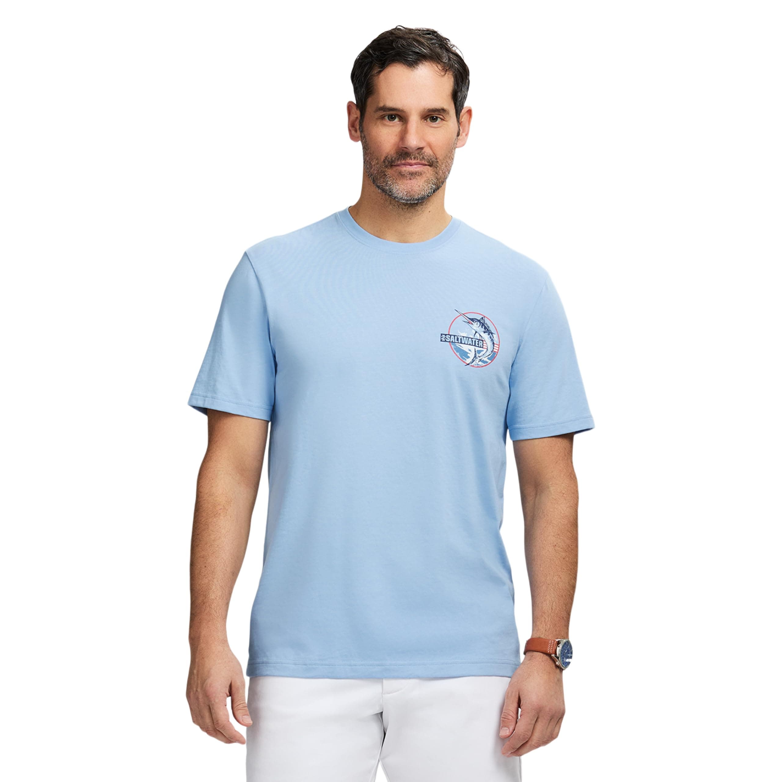 IZOD Men's Short Sleeve Graphic T-Shirt | Casual Wear | Comfortable and Stylish | Made with High-Quality Cotton | Availa