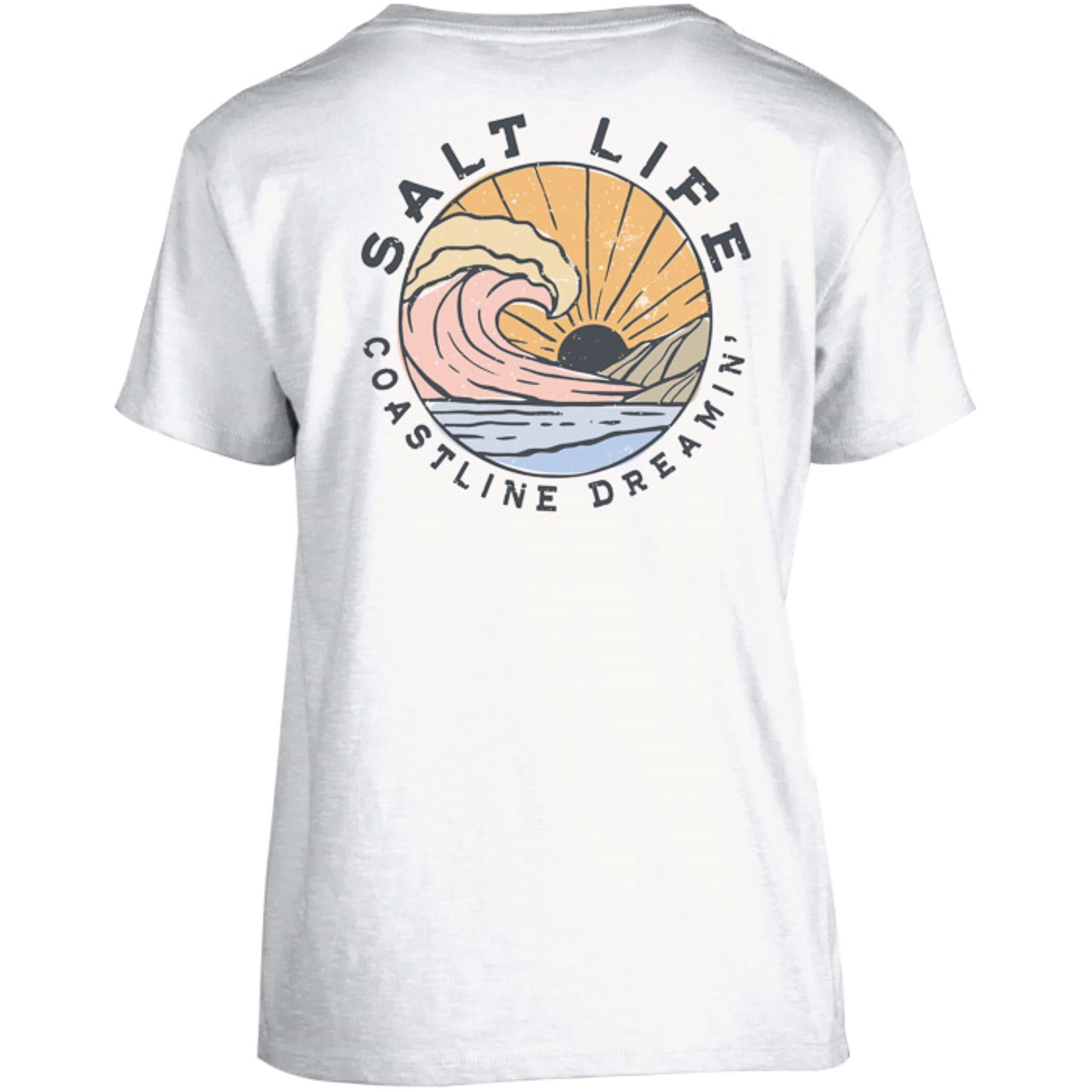 Salt Life Women's Coastline Dreamin Short Sleeve Boyfriend Tee Soft Cotton Comfort
| Salt Life Women's Coastline Dreami