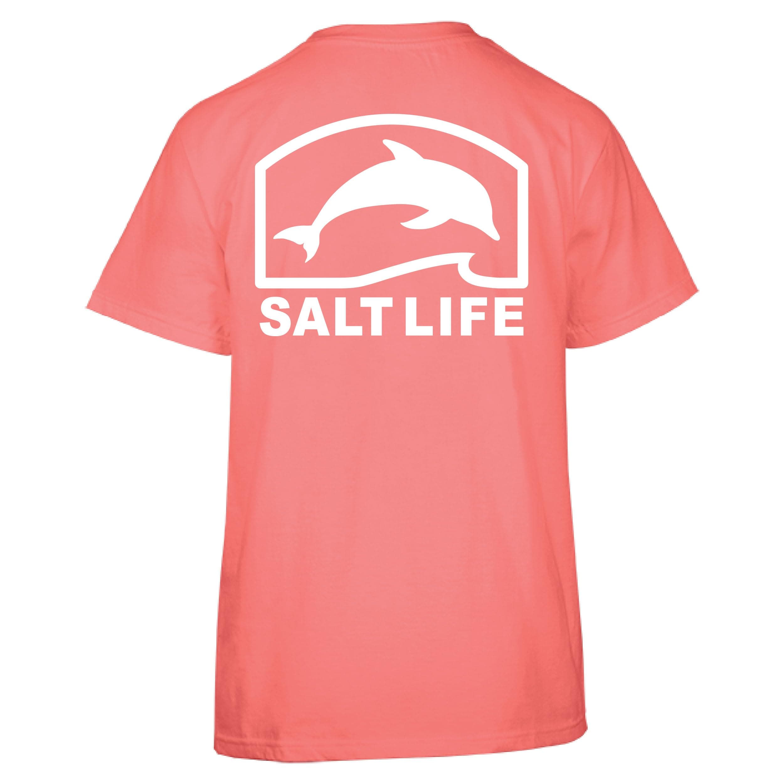 Salt Life Women's Pro Salt Dolphin Short Sleeve Tee + Size + Color + Summer Beach Wear + Comfortable Fit + Versatile Sty