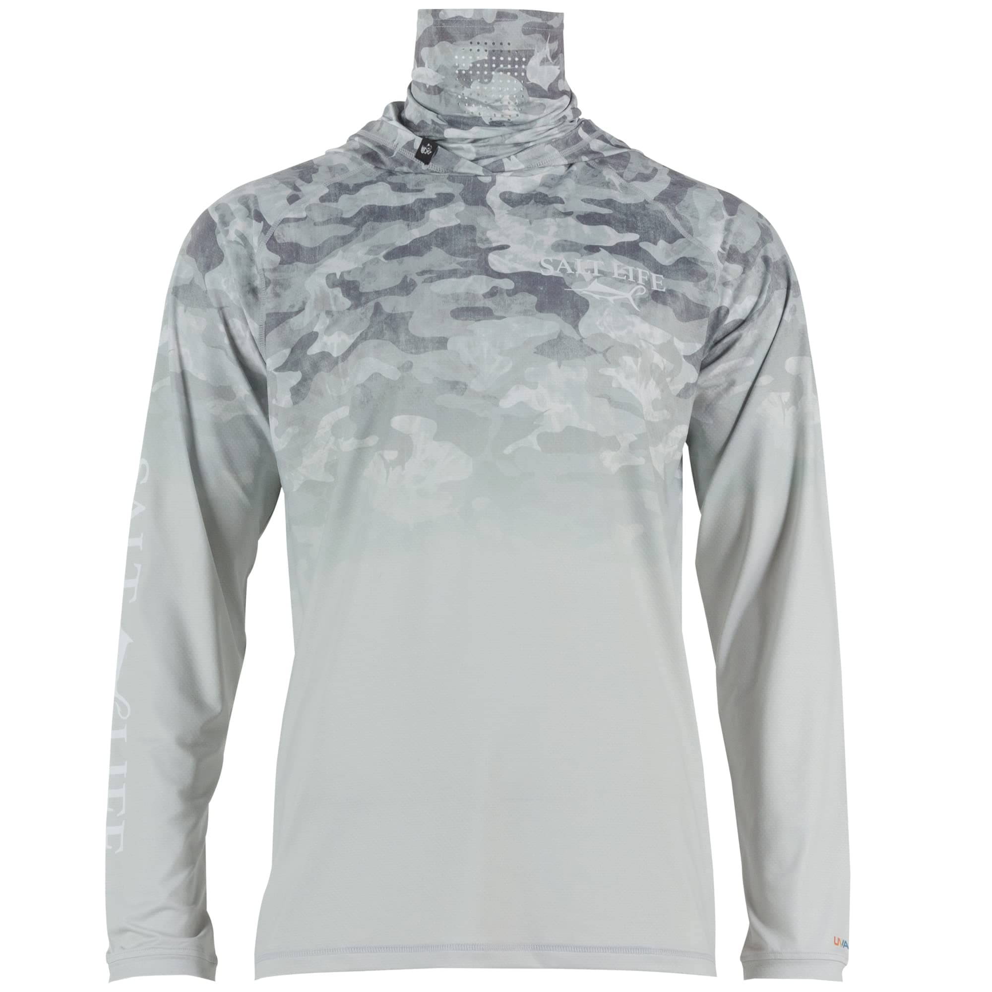 Salt Life Men's Into The Abyss Long Sleeve Perforated Mesh Performance Hoodie for Outdoor Adventures
| Salt Life Men's