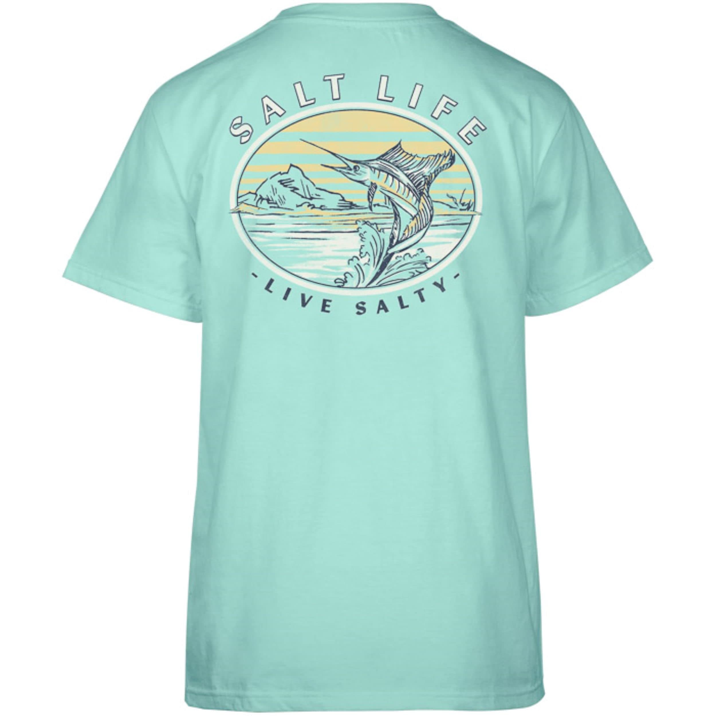 Salt Life Women's Sea Escape Badge Long Sleeve Tee + Size + Color + Versatile For All-Day Wear + UV Protection + Soft An