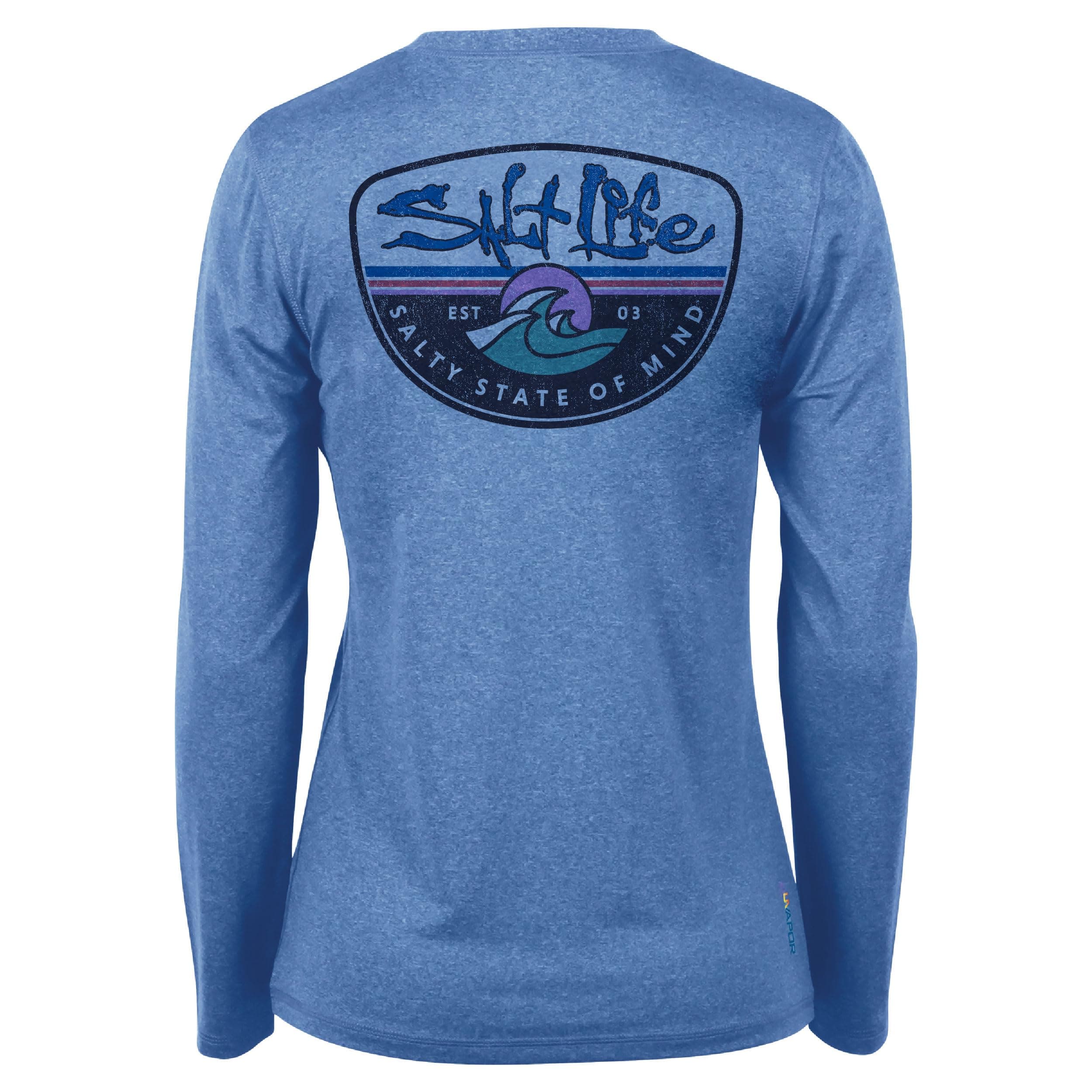 Salt Life Men's Daily Wave Long Sleeve Classic Fit SLX Shirt for Casual WearComfortable Cotton Blend,Machine Washable,Av