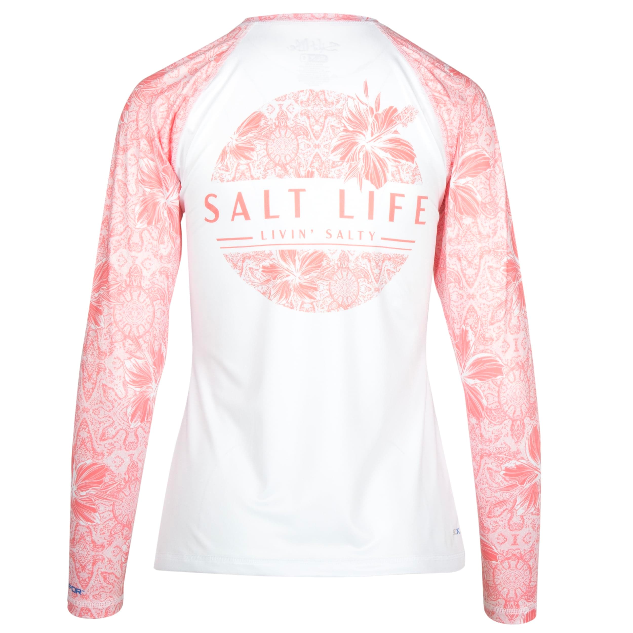 Salt Life Men's Turtle Neck Watch Long Sleeve Performance Tee - Sports Ventilation, Moisture Wicking, Active Lifestyle -