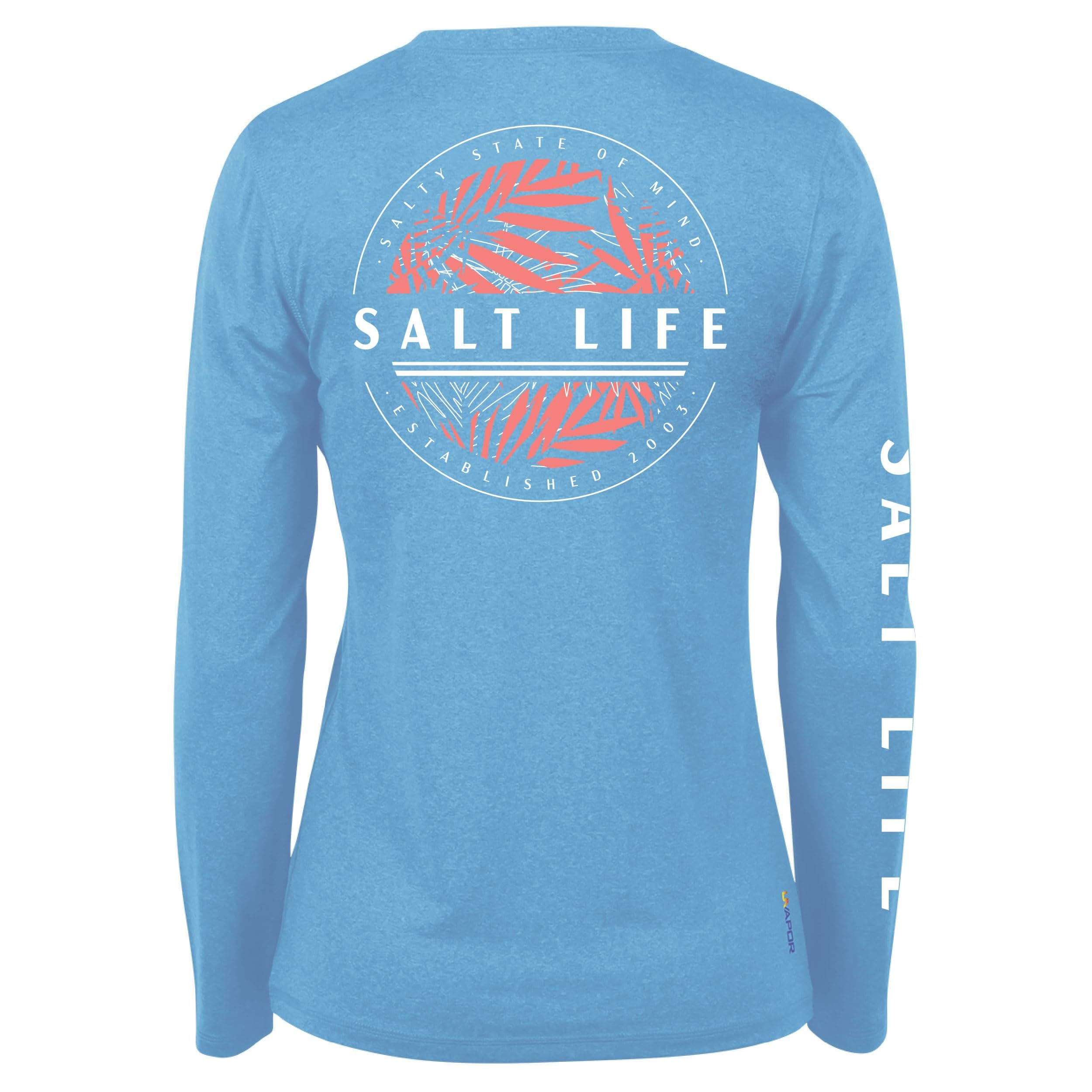 Salt Life Women's Comfortable Long Sleeve Performance Tee for Outdoor Activities Sun Protection