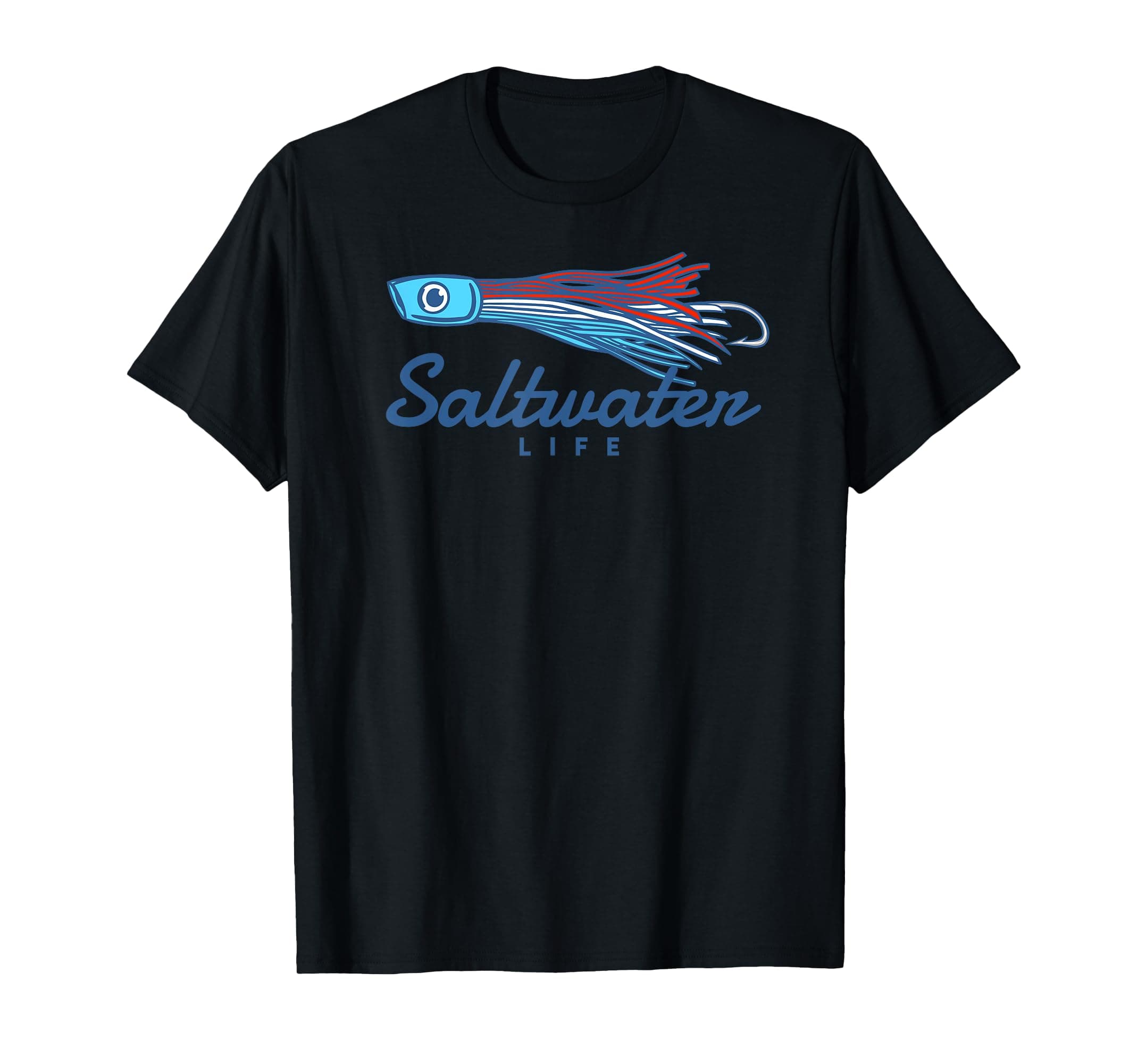 Saltwater Life Saltwater Fishing Lure T-shirt for Men
| Saltwater Life Saltwater Fishing Lure T-shirt with Hook Detail